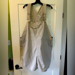 34W vintage Cherokee cotton overalls preowned excellent condition tan